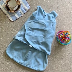 Halo SleepSack Swaddle in Baby Blue, Newborn